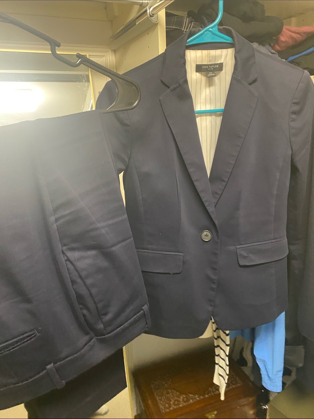 Ann Taylor Navy Suit set